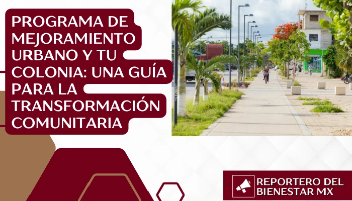 Programa de Mejoramiento Urbano y Tu Colonia: Una Guía para la Transformación Comunitaria